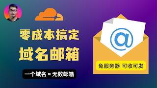 零成本搭建超强域名邮箱 | 免服务器、无限前缀、能收能发、多域名管理、电报推送 | Cloud Mail + Cloudflare  + Resend