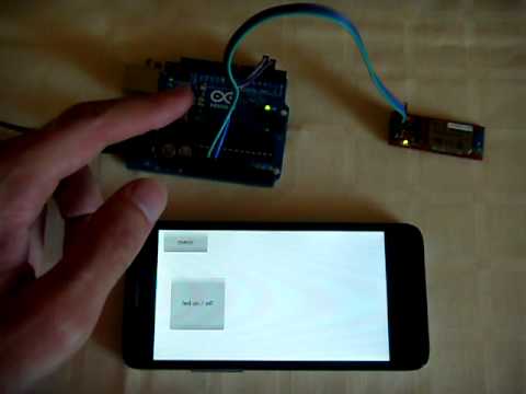 Arduino Bluetooth LED controlled from Android phone with RoboRemo app