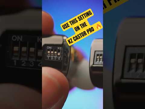 Best Setting for KZ CASTOR PRO IEM: Make Them Sound INCREDIBLE 🔥