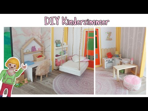 Playmobil- DIY Kinderzimmer Mädchen- Pimp my Playmobil- Basteln- Deutsch | Familie Hund