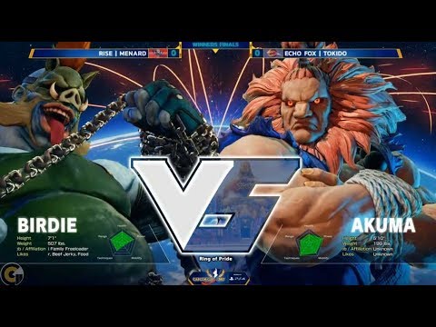 SFV CPT Capcom Cup 2017 Winners Final - Menard (Birdie) Vs Tokido (Akuma)