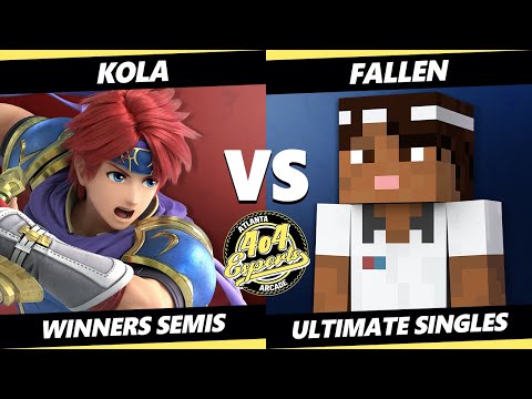 4o4 Smash Night 58 Winners Semis - Kola (Roy) Vs. Fallen (Steve) SSBU Ultimate Tournament