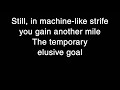 Meshuggah - Stengah Lyrics [HQ]