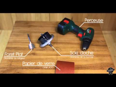 comment poser vasque sur meuble