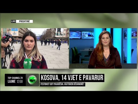 Top Channel/ Kosova, 14 vjet e pavarur/ Festohet sot pavarësia. kujtohen dëshmorët