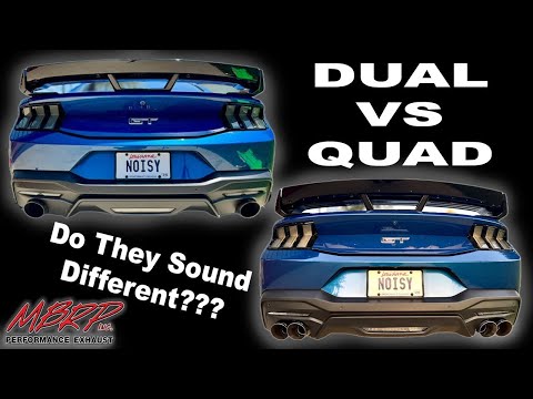 Dual vs Quad Tip Exhaust - What’s the Deal?