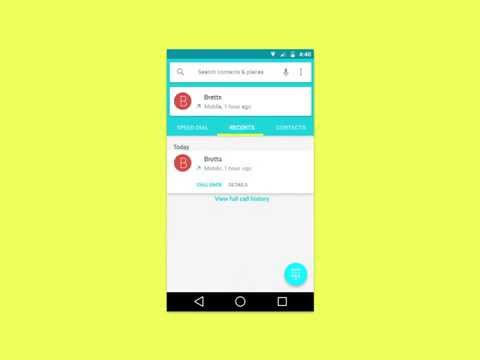 Android L Developer Preview