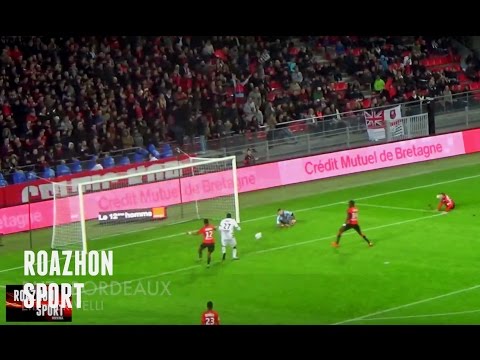 But d'Enzo CRIVELLI - Stade Rennais - Bordeaux  (SRFC-FCGB) - 14ème Journée de Ligue 1