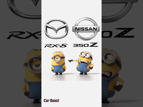 Thumbnail for Mazda Rx 8 vs Nissan 350Z minions style funny#status #funny #asmr #tiktok #trending #car #foryou by Mazda, Car, Nissan
