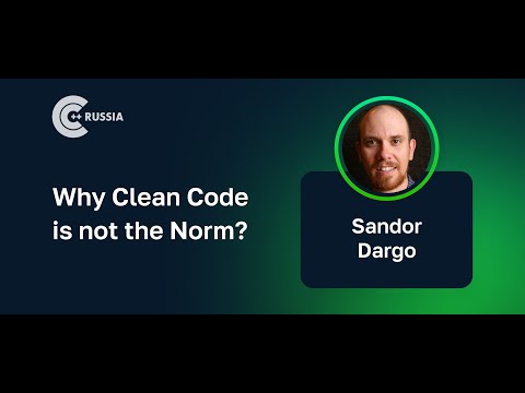Sandor Dargo — Why Сlean Сode is not the Norm?