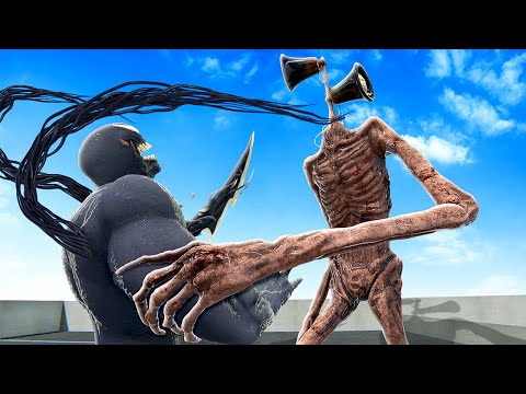 FIGHTING Siren Head as Venom - Bonelab VR Mods