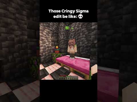 Minecraft Sigma edit be like: 💀 #shorts #minecraft