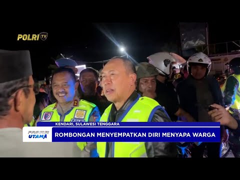 POLDA SULAWESI TENGGARA BERSAMA FORKOPIMDA LAKSANAKAN PATROLI SKALA BESAR