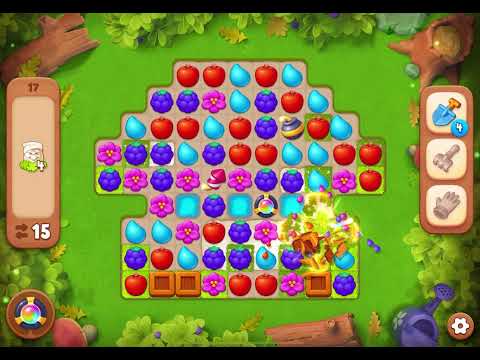 Gardenscapes Level 17 [No Boosters]