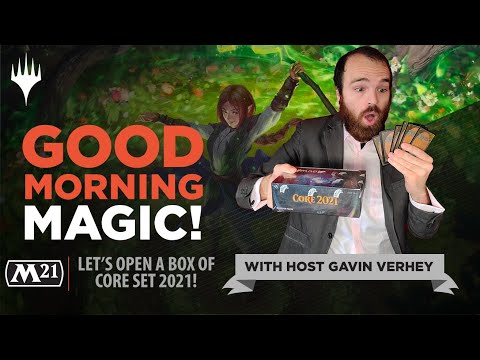 Let's Open a Booster Box of Core Set 2021! | Good Morning Magic | Unboxing