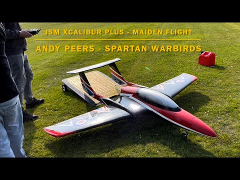 JSM Xcalibur + Large RC Turbine Jet - Maiden Flight!