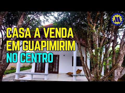 Casa Linear de 2 qts. no Centro de Guapimirim, Terreno Plano