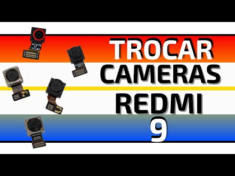 [ Xiaomi Redmi 9 M2004J19AG ] Como Trocar Camera Frontal Traseiras How to Change Front Rear Camera