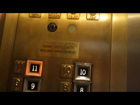 AMAZING Vintage Otis Touch Sensitive Autotronic Elevators at Board Of Trade Building, Portland, OR