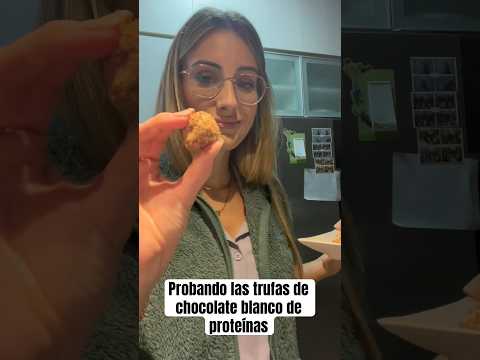 Si quieres un extra de proteínas, tienes que probar estas trufas de choco blanco #proteinas #prozis