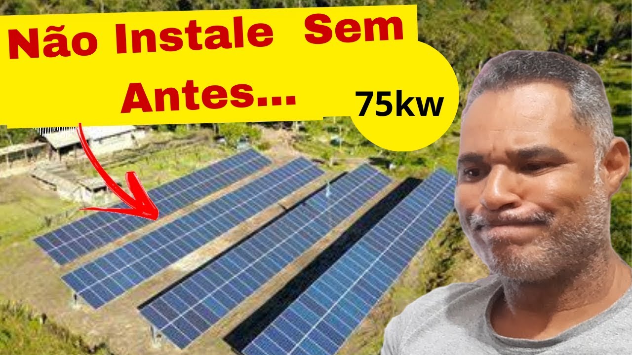 Usina Solar 75 kW: Tudo Que Você Precisa Saber Antes de Construir