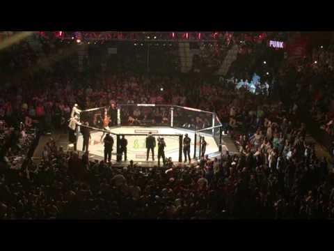 CM Punk UFC debut entrance UFC 203
