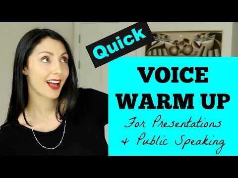 The Best Vocal Warm Up For Public Speaking #Spon Video