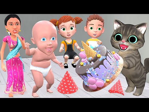 बाबु का Birthday 3 | आइसक्रीम केक | Bili Ke Bache | Chintu | pagal beta |comedy video| cs bishtvines