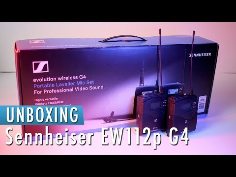 Sennheiser EW112p G4 Unboxing | THE BEST LAVALIER MIC?