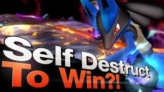 Smash 4 Wii U - Lucario's Insane Aura in Doubles