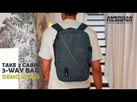 American Tourister Take 2 Cabin 3-way Bag Demo – Features