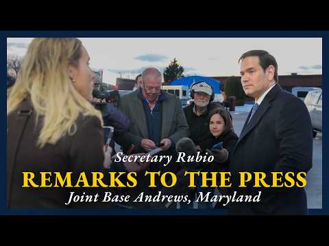 Secretary of State Marco Rubio Remarks to the Press