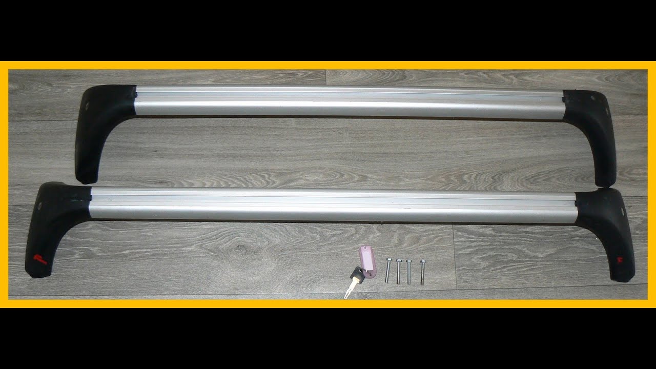 Genuine Citroen C4 MK1 Roof Bars Fixed Point 5 Door Hatch & 3 Door Coupe 2004-11