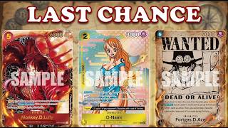 ONE PIECE TCG CONTINUES TO RIP! LAST CHANCE TO PICK UP THESE CARDS