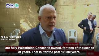 Abd Al-Karim Sidr appopriating Jewish heritage for Palestinian