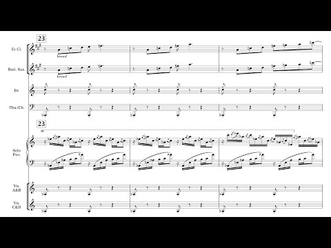 George Gershwin - ORIGINAL (1924) Version of Rhapsody in Blue (Score-Video)