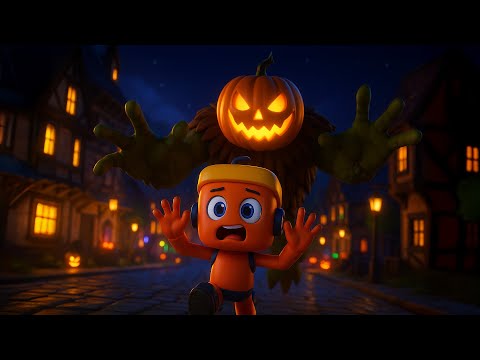 Rusty Runs from the Boogie Man! 🎃 (Halloween Chase Song)