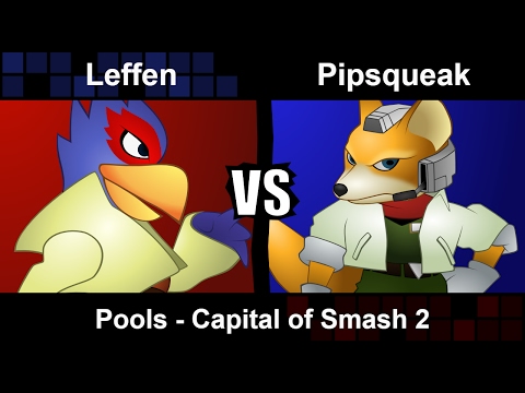 Leffen (Falco) vs Pipsqueak (Fox) - Pools Capital of Smash 2