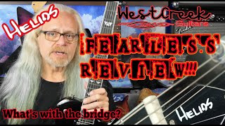 Video thumbnail for WestCreek Helios LP Electric Guitar Fearless review and demo by GtoneGuitars