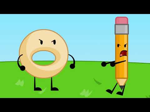 [BFDI Reanimated] Pencil and Donut Fight