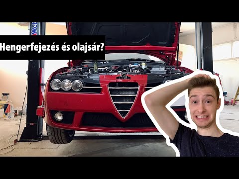 Alfa Romeo Brera 2.2 JTS Hengerfejezés + olajsár takarítás (Head Gasket change plus oil mud)