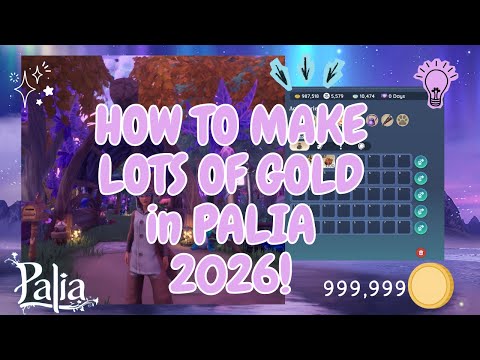 the BEST ways to make GOLD in Palia 2026 ⭐️  | COZY fun palia gameplay + TIPS for storage 🪴