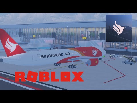 ROBLOX|| Flying in FIRST CLASS with Singapore air!!!