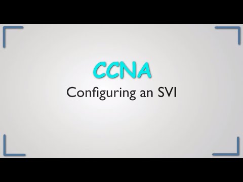 Configuring an SVI
