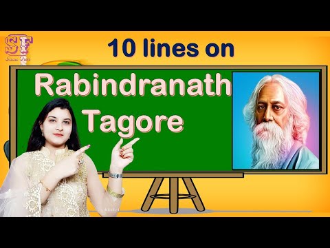 10 lines on rabindranath tagore | rabindranath tagore jayanti | rabindranath tagore speech