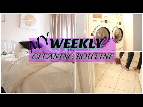 WEEKLY CLEANING ROUTINE | STAY AT HOME MOM Video