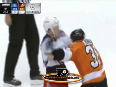 021  Oct 24, 2013 Derek Dorsett vs Zac Rinaldo New York Rangers vs Philadelphia Flyers