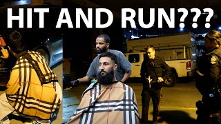 SOMEONE HIT OUR CAR MID HAIRCUT *POLICE CALLED*