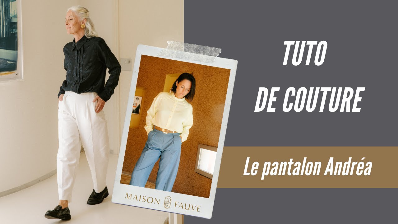 Patron couture pantalon Andrea - Patron pochette