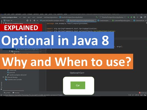 Optional in Java 8: Why and When to use?